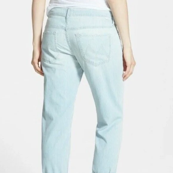 MOTHER Loosey Jeans, On the Road Light Blue, Japanese Denim —soft & slouchy